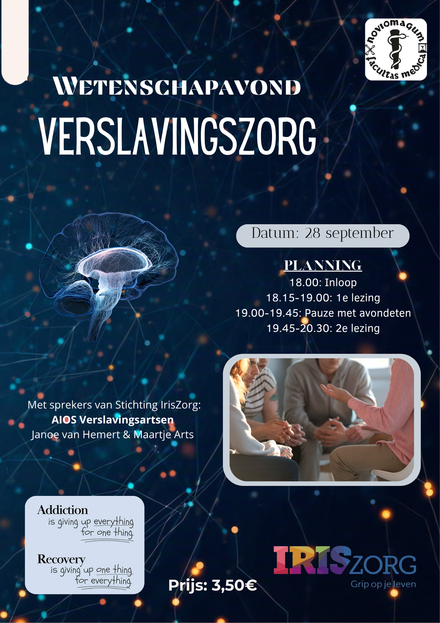 Wetenschapsavond: Verslavingszorg