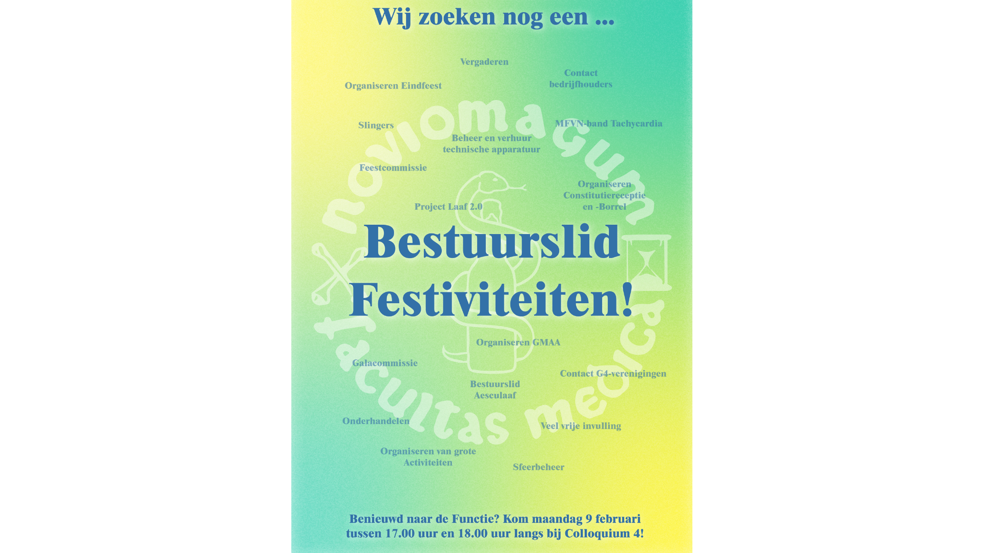 Informatiemomentje Bestuurslid Festiviteiten