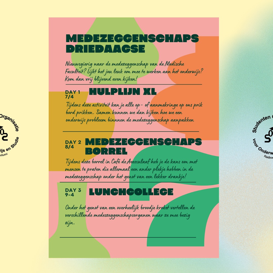 Lunchcollege Medezeggenschapsdriedaagse SOOS